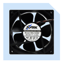 (5個)X-FAN RDH1238B 38G [120mm超高速回転タイプ]